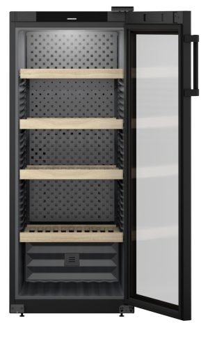 Liebherr WPbl 4601 Cantinetta termoelettrica Libera installazione Nero 166 bottiglia/bottiglie