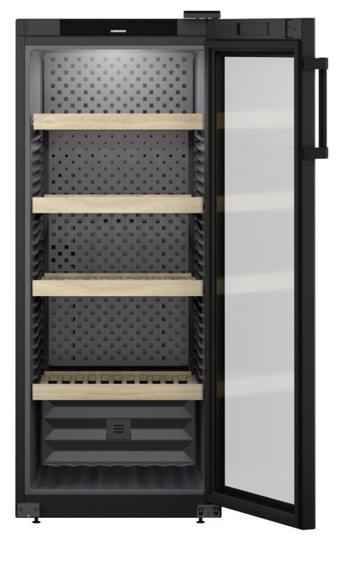 Liebherr WPbl 4601 Cantinetta termoelettrica Libera installazione Nero 166 bottiglia/bottiglie