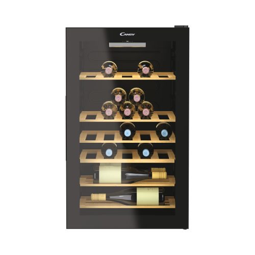 CWC 150 MH Cantinetta Vino Frigo 41 Bottiglie 6 ripiani Larghezza 49 cm Classe G, 49x55x84.5 cm, Nero luce led