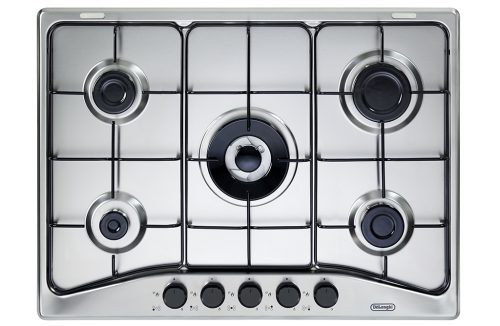 De’Longhi FFA 57 ASV piano cottura Acciaio inox Da incasso 68 cm Gas 5 Fornello(i)