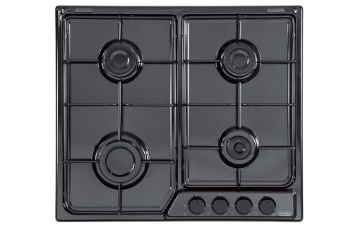 De’Longhi FFN 46 ASV piano cottura Nero Da incasso 58 cm Gas 4 Fornello(i)