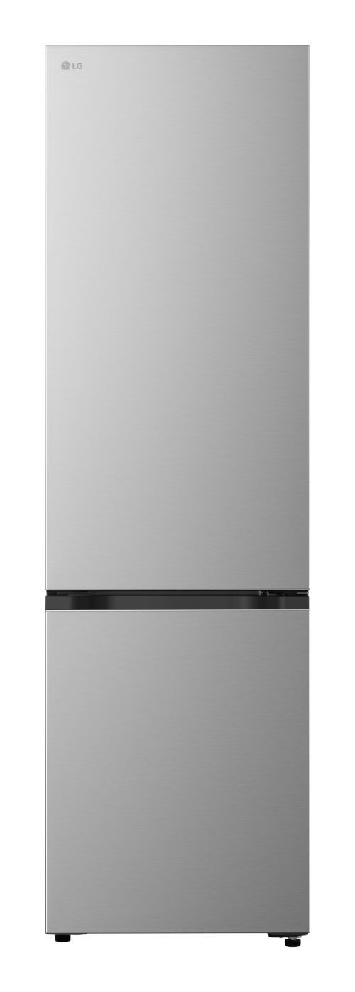 LG GBBS322APY Frigorifero combinato Fit & Max 60cm, Classe A, 375L, AI Inverter, Prime Silver