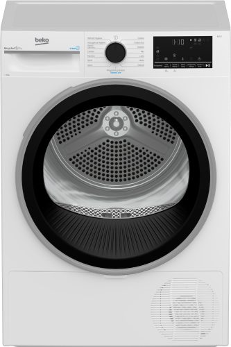 Beko BT3103IS_IT 10kg, Classe C, motore inverter, Display digitale XL, funzione a vapore SteamCure™, colore Bianco, oblò Nero