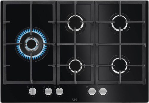 AEG Piano Gas Comandi Frontali 75 Cm HKB75820NB