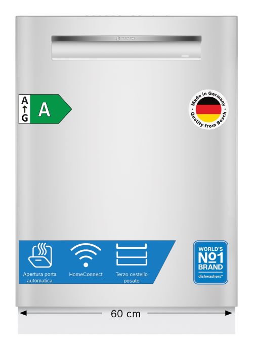 Bosch Serie 4 SMP4ECW72S Lavastoviglie da incasso sottopiano 14 coperti Bianco Classe A