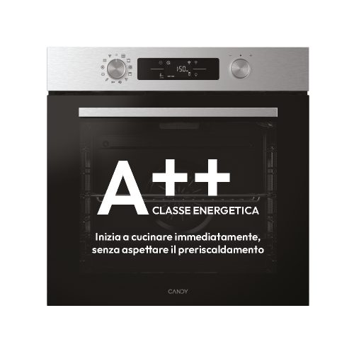 Candy CA6 N5B3EHTX 78 L Nero, Acciaio inox