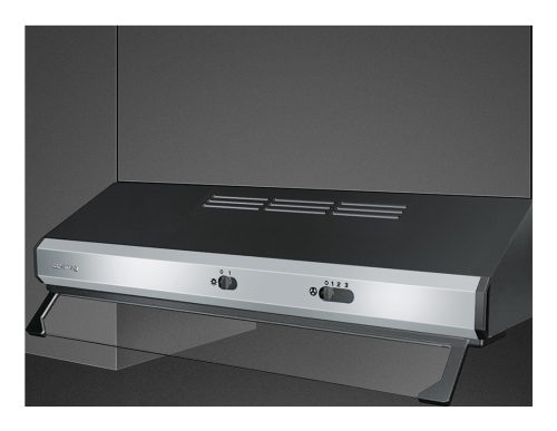 Smeg KSEC61XE3 cappa aspirante Incassato Nero, Acciaio inox 315 m³/h