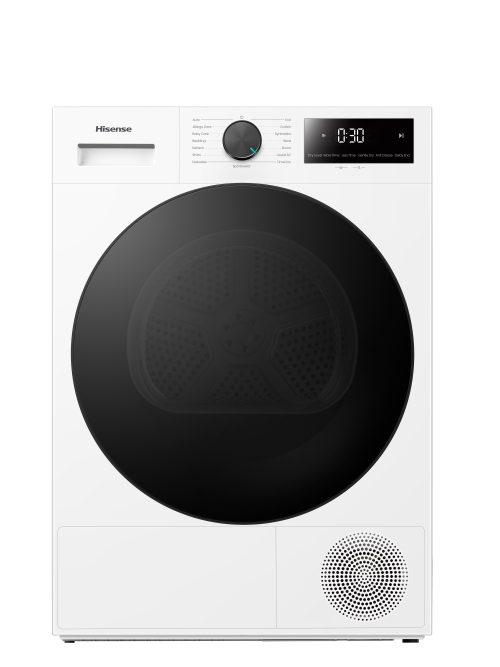Hisense DH1I800UWDEA asciugatrice Libera installazione Caricamento frontale 8 kg Bianco