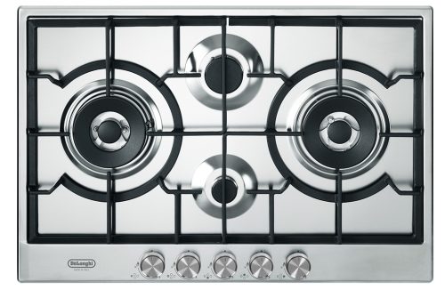 De’Longhi NSL 475 X piano cottura Acciaio inox Da incasso 75 cm Gas 4 Fornello(i)