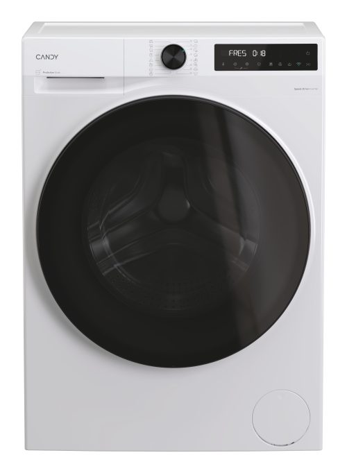 Candy ProWash 550, Lavatrice Carica Frontale 9 KG, 20% più efficente della classe A, 1400 giri, Bianco, Inverter, Vapore, Wi-Fi, Smart Wash, BP 49BL8-S