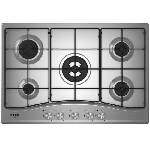 Hotpoint Ariston PCN 753N T/IX/HA Acciaio inox Da incasso 75 cm Gas 5 Fornello(i)