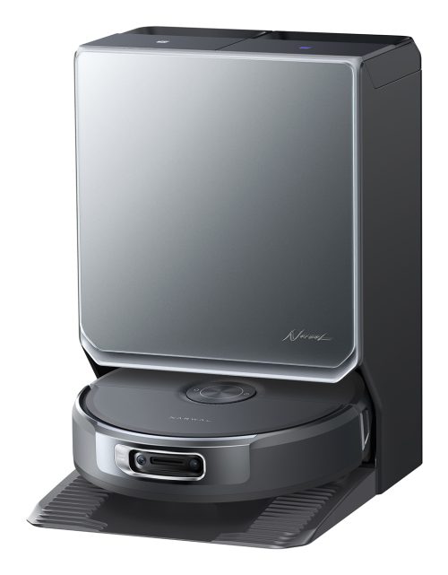 NARWAL Flow 2 Robot Aspirapolvere Lavapavimenti All-in-One, Aspirazione 31.000 Pa, Sistema FlowWash con Acqua Calda 60°C, NarMind Pro 2.0 con TwinAI Dodge, Pulizia Tappeti CarpetFocus, Autosvuotamento fino a 120 Giorni, Autopulizia e Asciugatura ad Aria Calda
