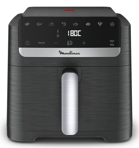 Moulinex Easy Fry Mega Compact , Friggitrice ad Aria XL Capacità 7.5L, design compatto, EZ8618