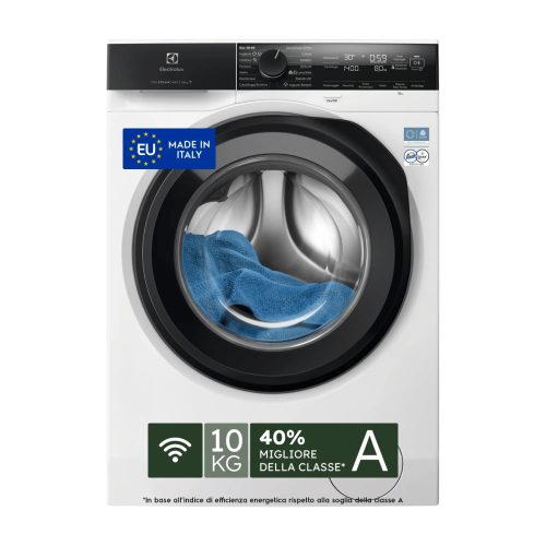 Electrolux Lavatrice Carica Frontale 10 Kg Classe A-40% 1400 Giri MADE IN ITALY EW7F410Y