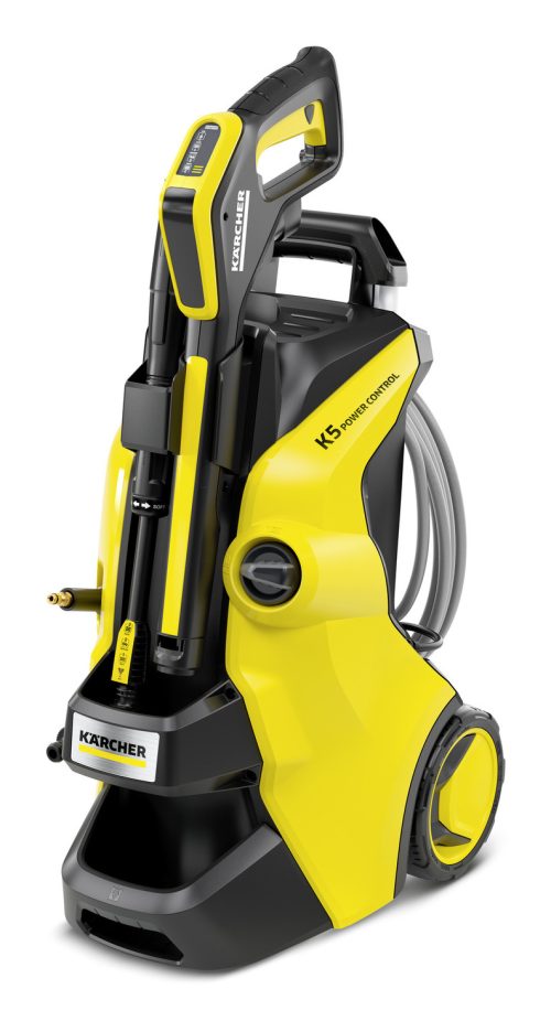 Kärcher K 5 Power Control Flex idropulitrice Verticale Elettrico 500 l/h Nero, Giallo