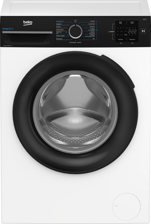 Beko b300 BMWSEP7126EB: Lavatrice 7kg Slim, classe A-10%, 1200giri, tecnologia EnergySpinTM, funzione a vapore