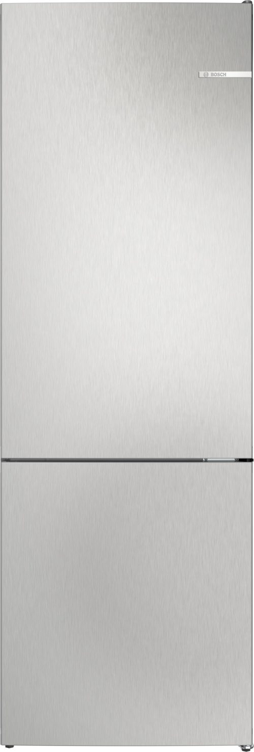 Bosch KGN492LCF Serie 4 Frigorifero Combinato da libera installazione 203 x 70 cm Metal look Classe C