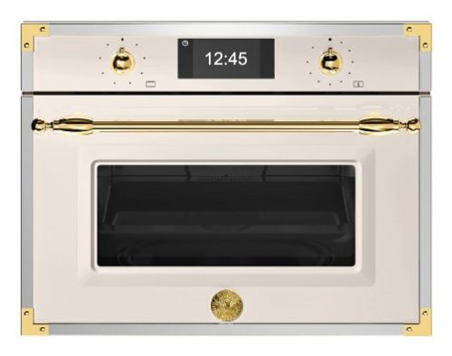 Bertazzoni FHER4077MTAG3 forno a microonde Oro, Avorio Microonde combinato Da incasso 38 L